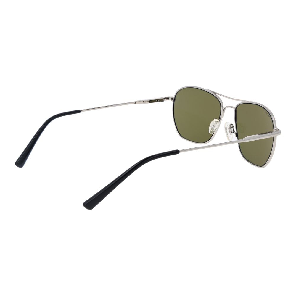 Serengeti Lunger Unisex Polarised Sunglasses Silver Metal BNWT