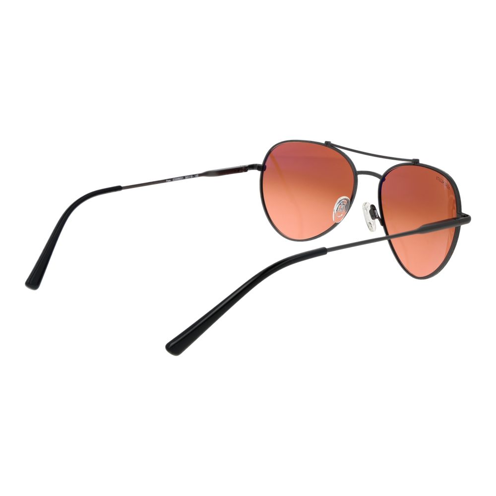Serengeti Pete Unisex Polarised Sunglasses Black Metal BNWT