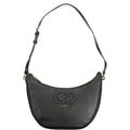 GUESS JEANS Handbag CALEBRA Nero PU Adjustable Strap