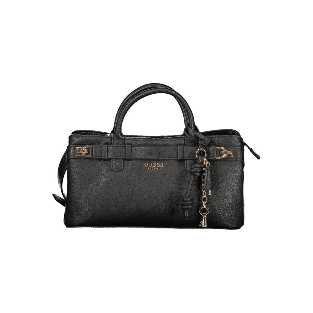 Guess Jeans Women Handbag Nero Poliuretano Greyson II