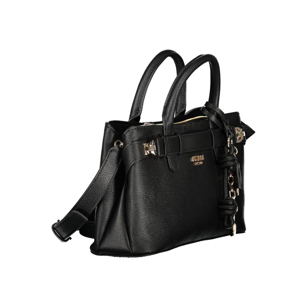 Guess Jeans Women Handbag Nero Poliuretano Greyson II