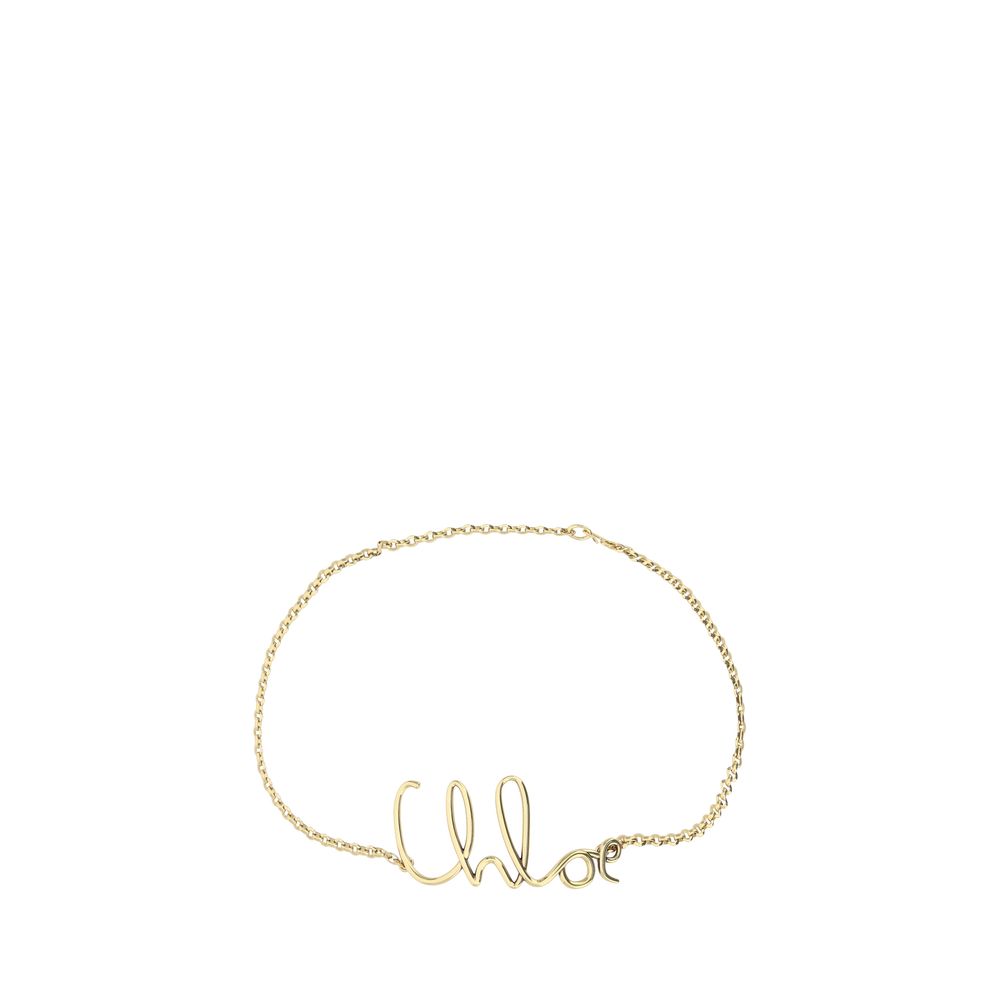 Chloé Iconic Small Gold Brass Belt