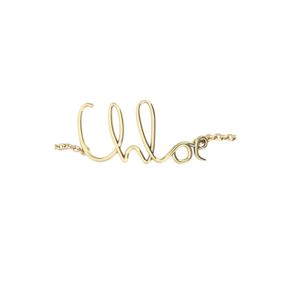 Chloé Iconic Small Gold Brass Belt