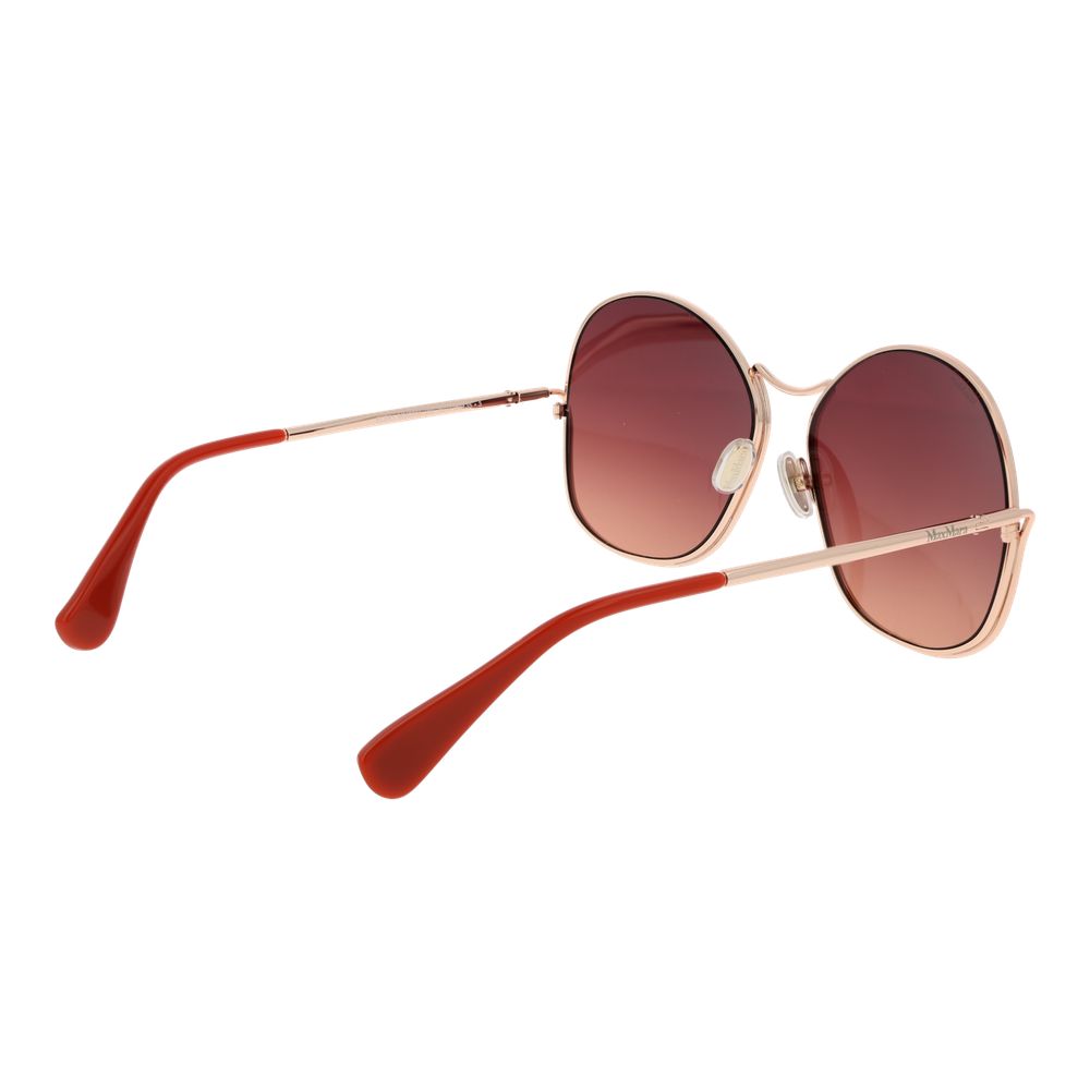 Max Mara MM0005 Women's Sunglasses Rose Gold Metal BNWT