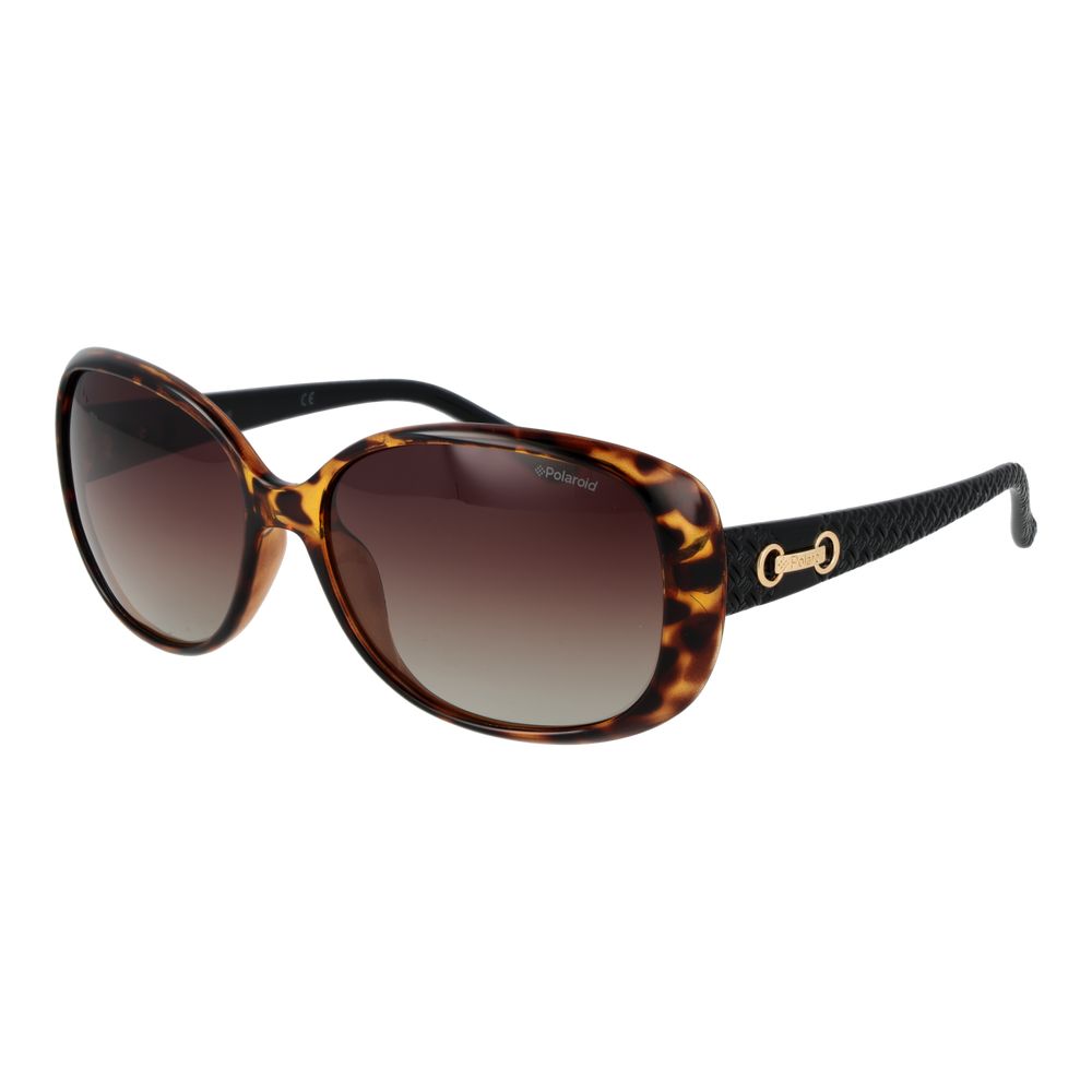 Polaroid P8430 Brown Plastic Sunglasses