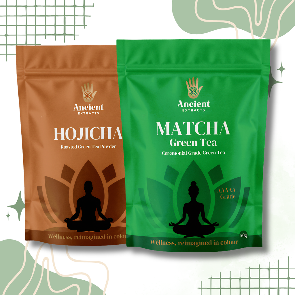 Ancient Extracts Ceremonial Matcha and Hojicha Tea Pair