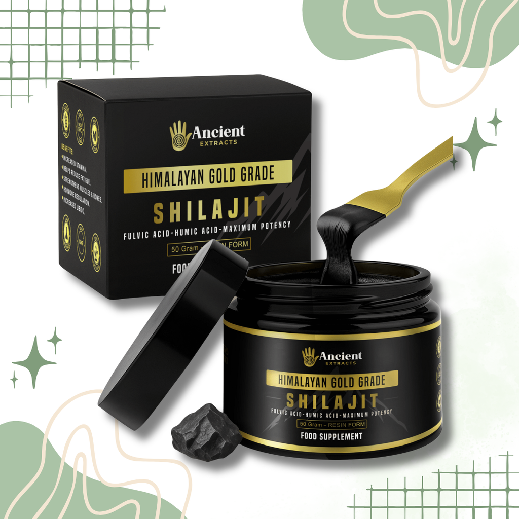 Ancient Extracts Shilajit Resin Himalayan Gold Grade Authentic High Potency