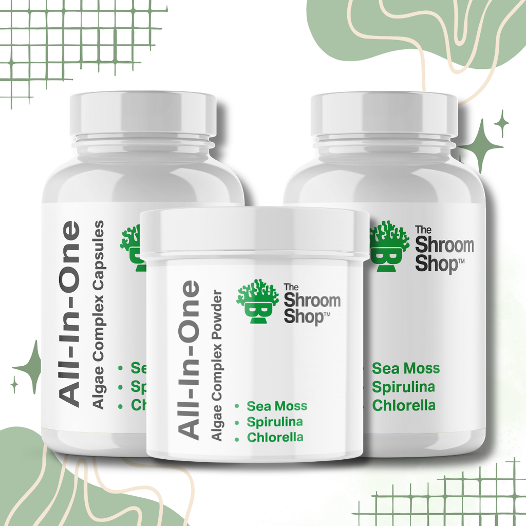 The Shroom Shop All-In-One Algae Complex Capsules or Powder