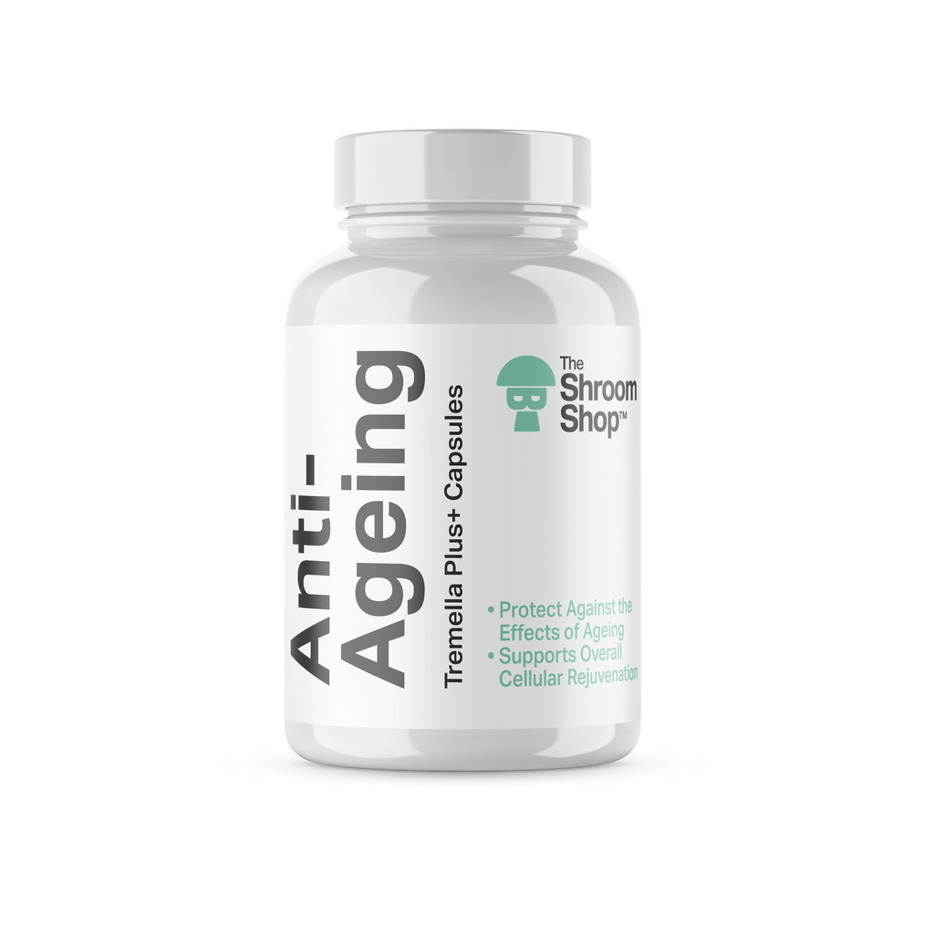 The Shroom Shop Premium Mushroom Capsules with Superfood Extracts for Wellness