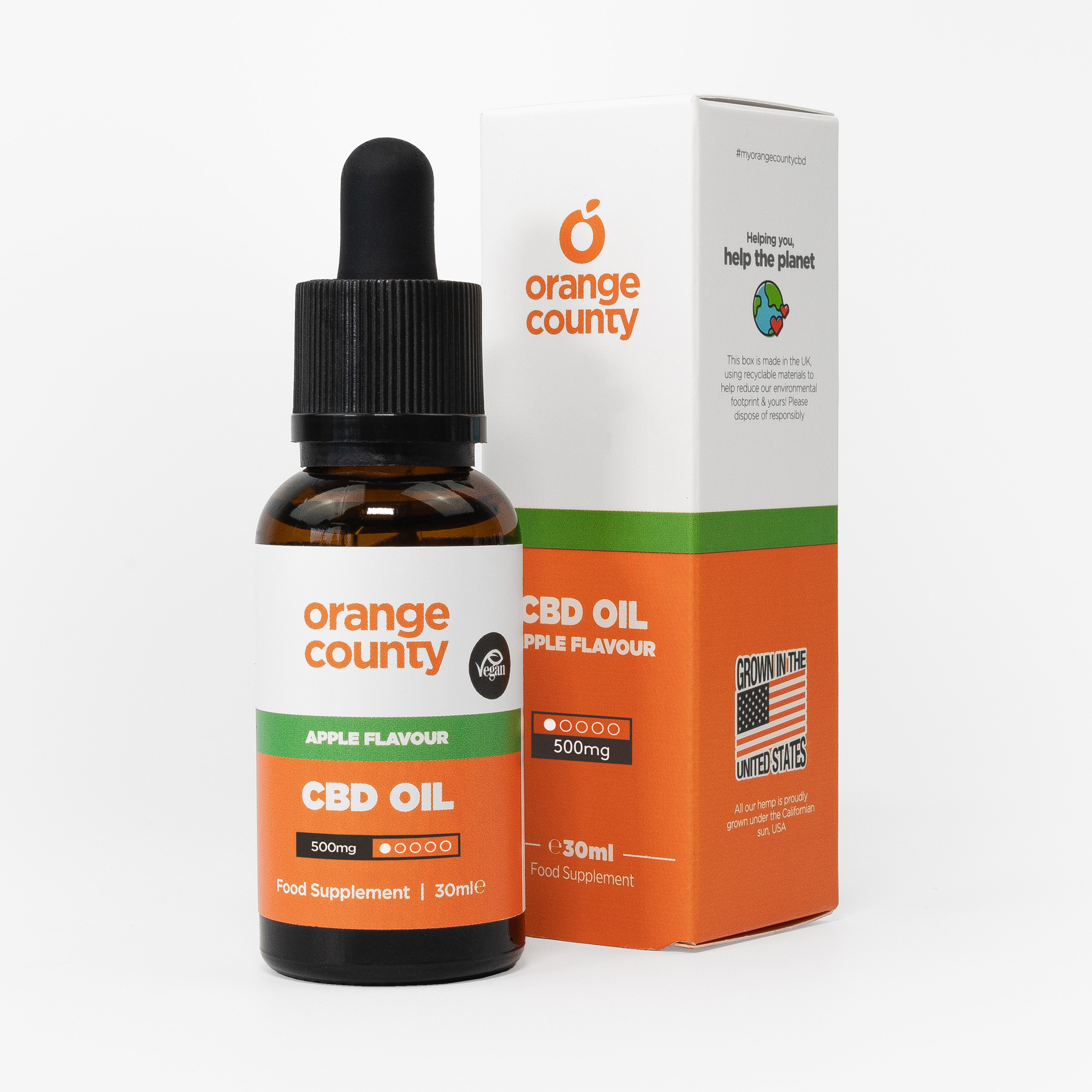 Orange County Broad-Spectrum CBD Oil with Natural Flavours and Terpenes