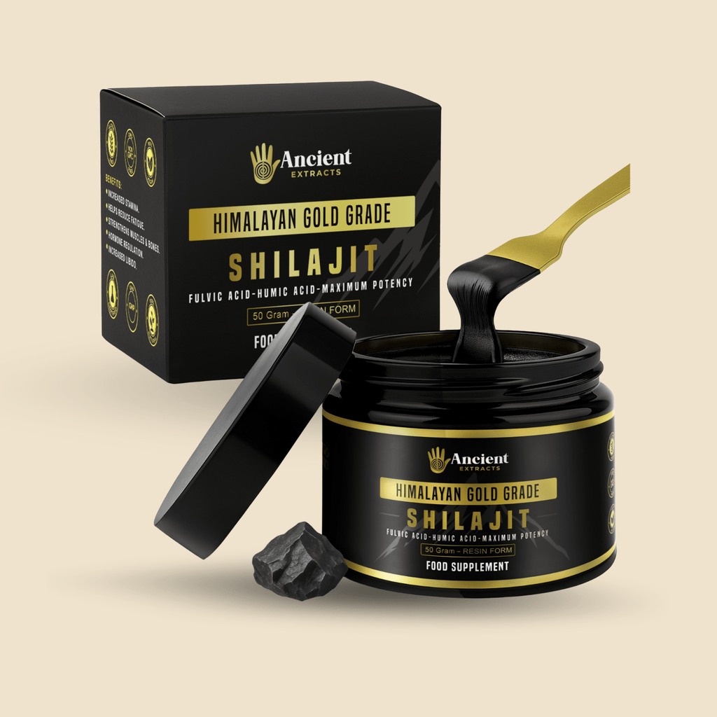 Ancient Extracts Shilajit Resin Himalayan Gold Grade Authentic High Potency