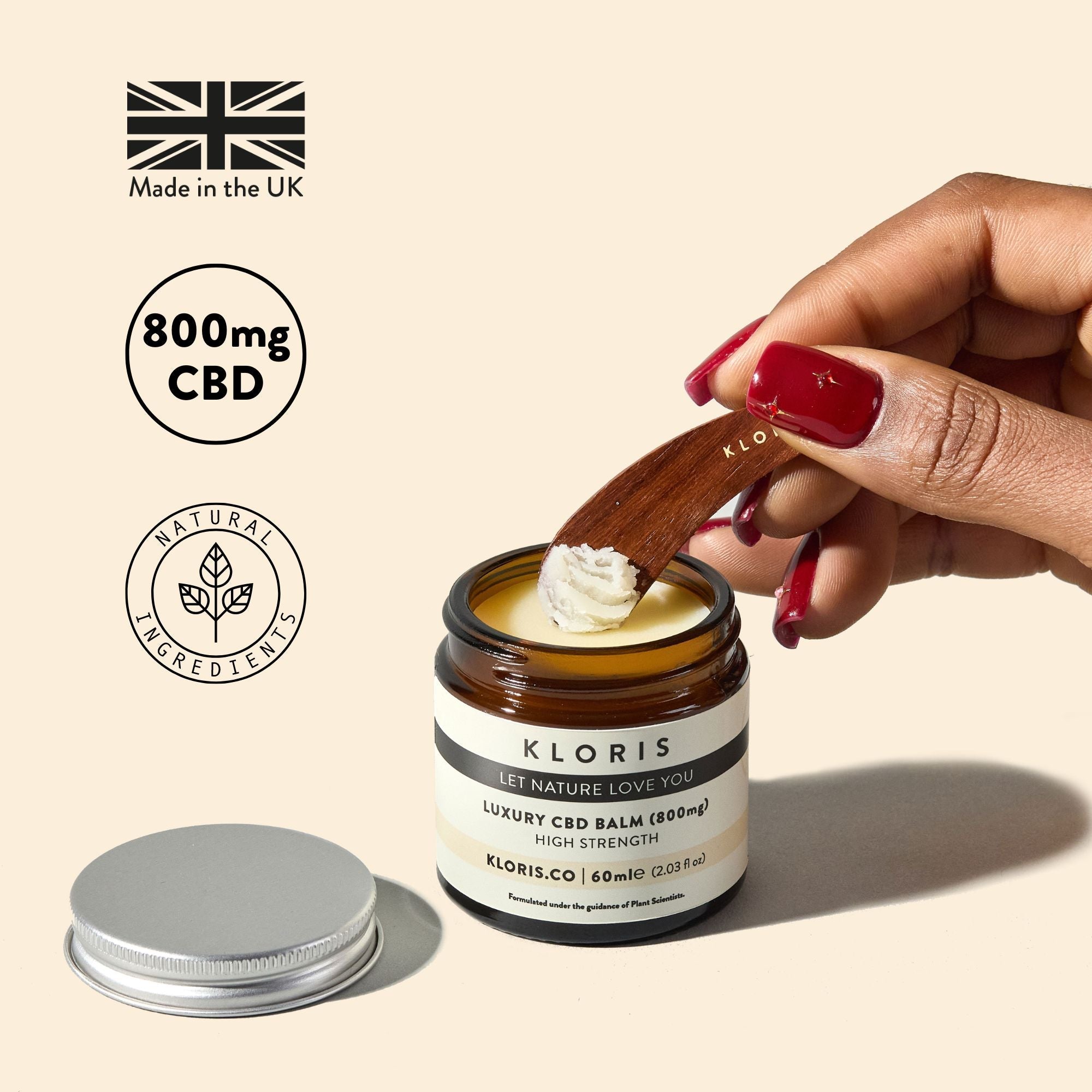 Kloris High Strength Luxury CBD Balm 10ml to 60ml