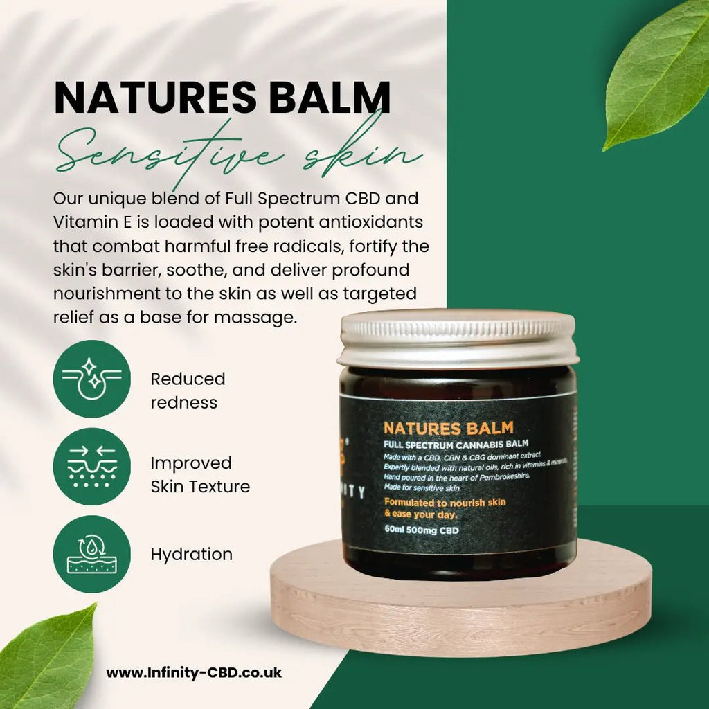 Infinity CBD Unscented Skin Balm 500mg 60ml
