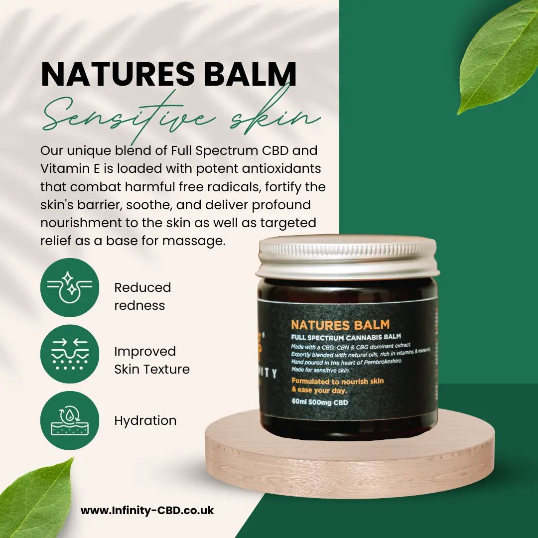 Infinity CBD Unscented Skin Balm 500mg 60ml