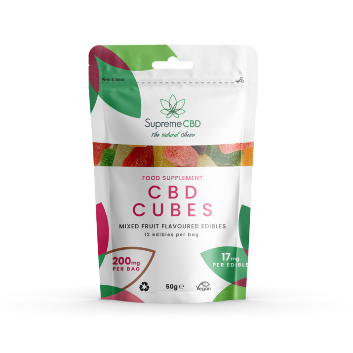 SupremeCBD Broad-Spectrum CBD Edibles Grab Bag 200mg