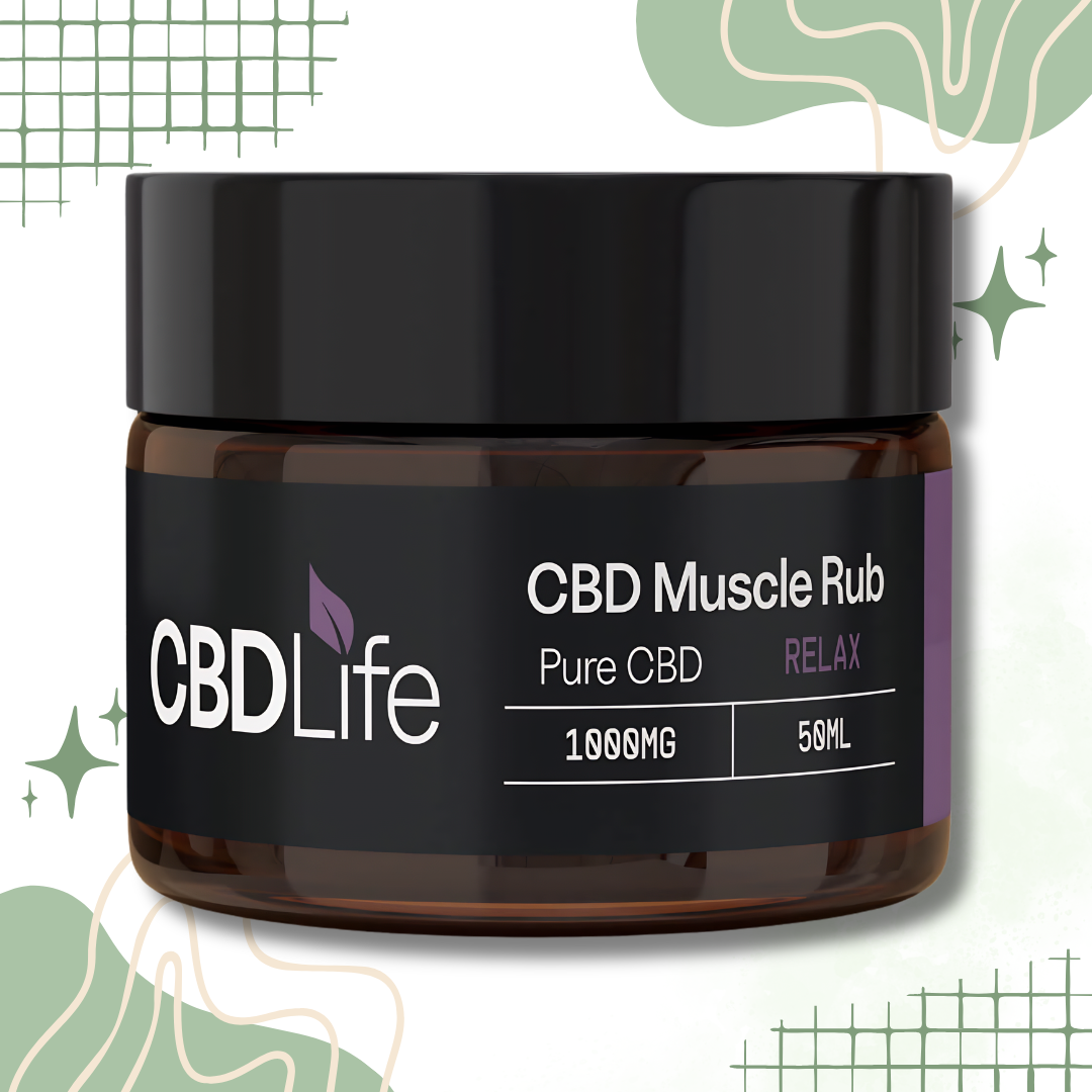 CBDLife CBD 1000mg Muscle Rub – 50ml