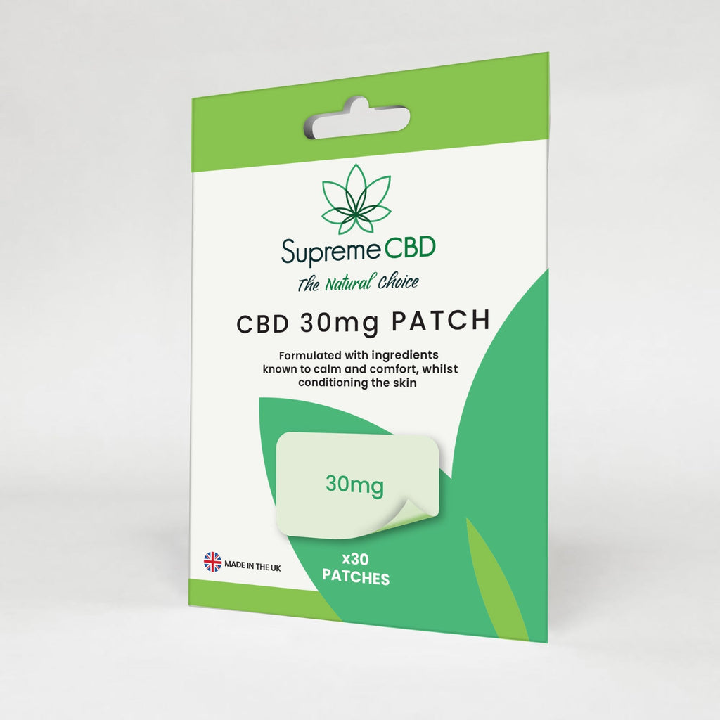 SupremeCBD Transdermal CBD Patches with Extended 24-Hour Release