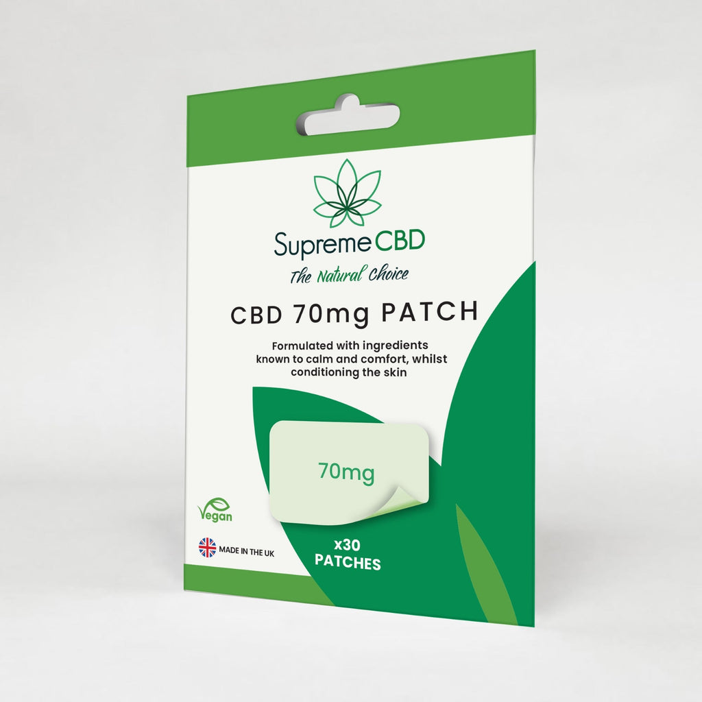 SupremeCBD Transdermal CBD Patches with Extended 24-Hour Release