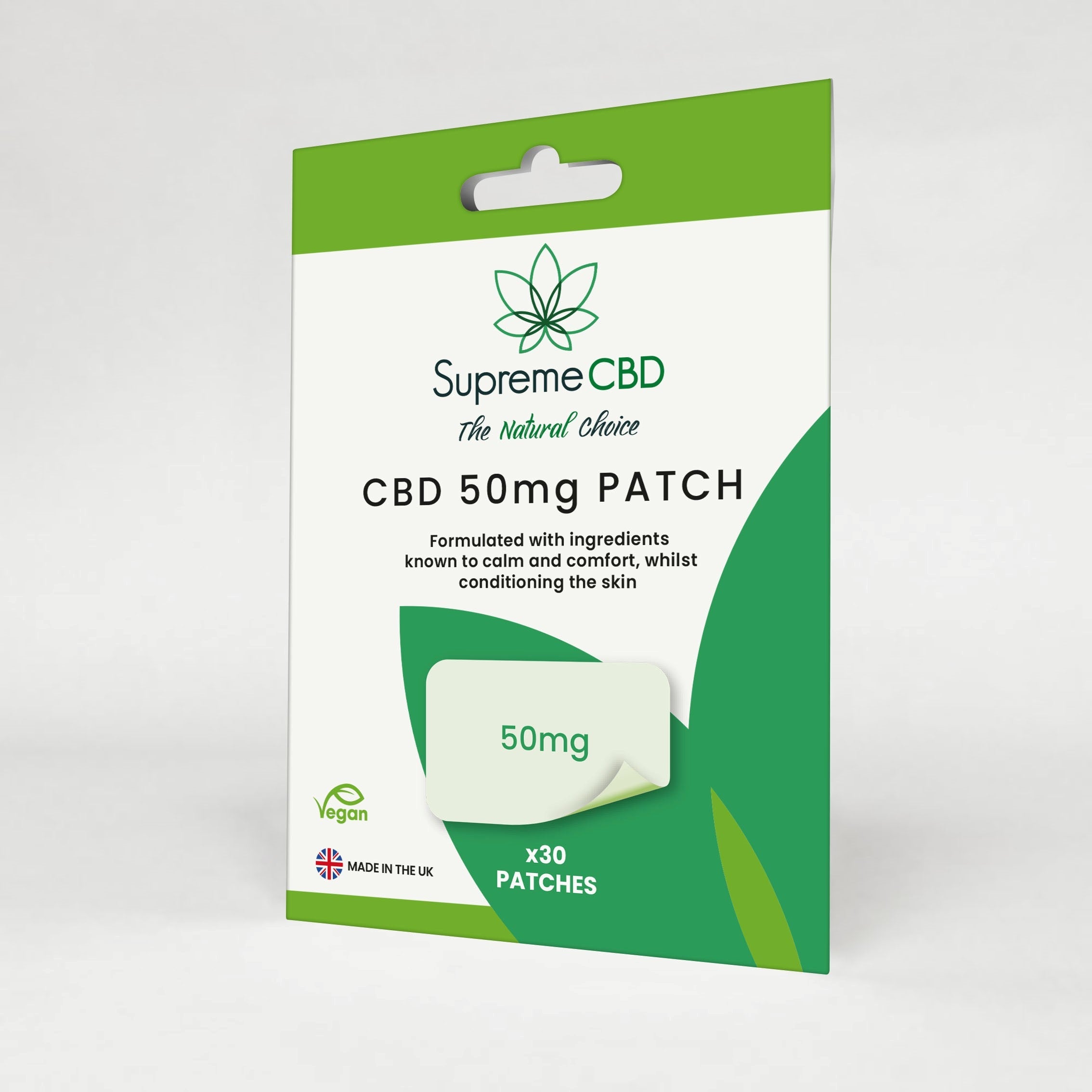 SupremeCBD Transdermal CBD Patches with Extended 24-Hour Release