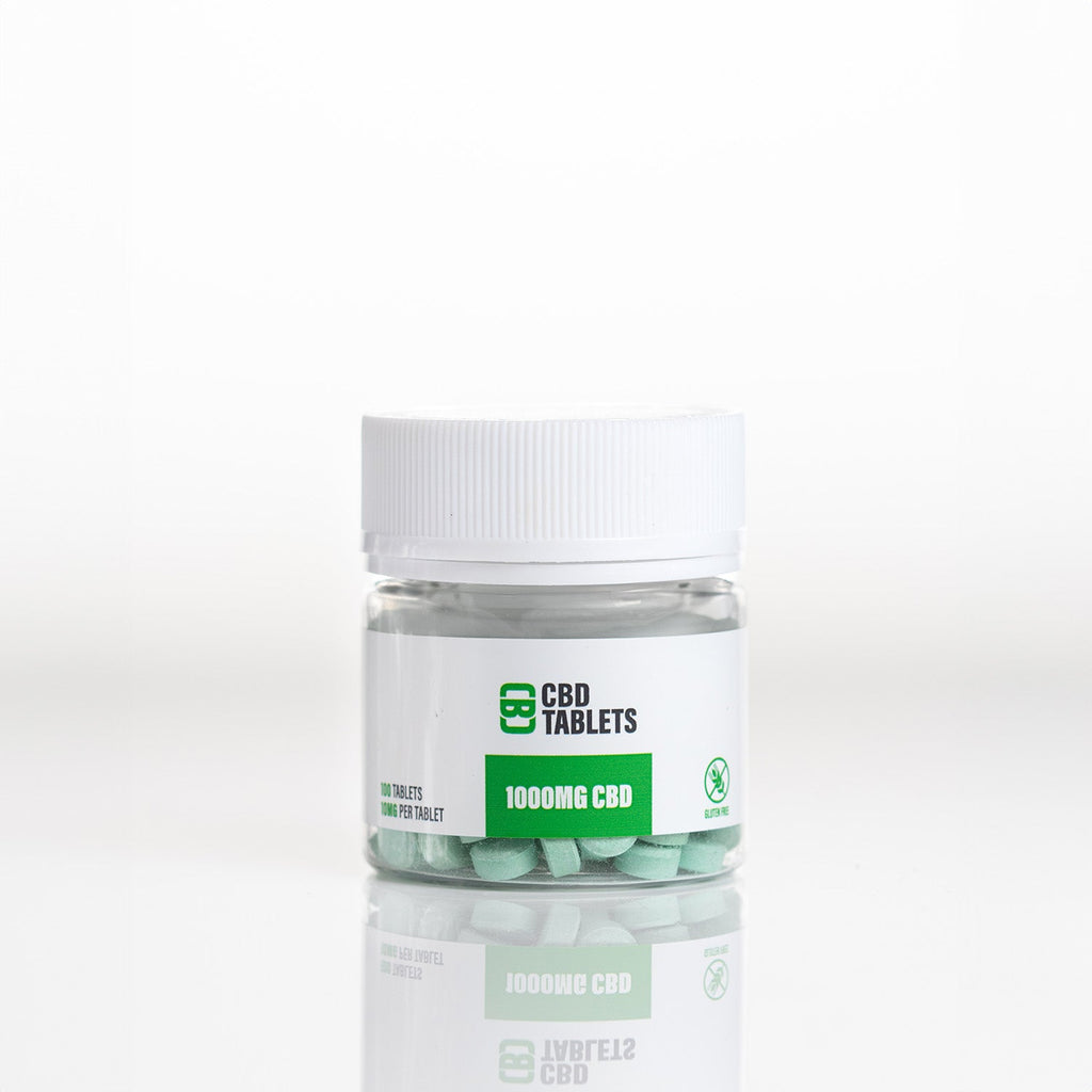 CBD Asylum CBD Tablets 1000mg to 3000mg - 100 Tablets, Easy to Swallow