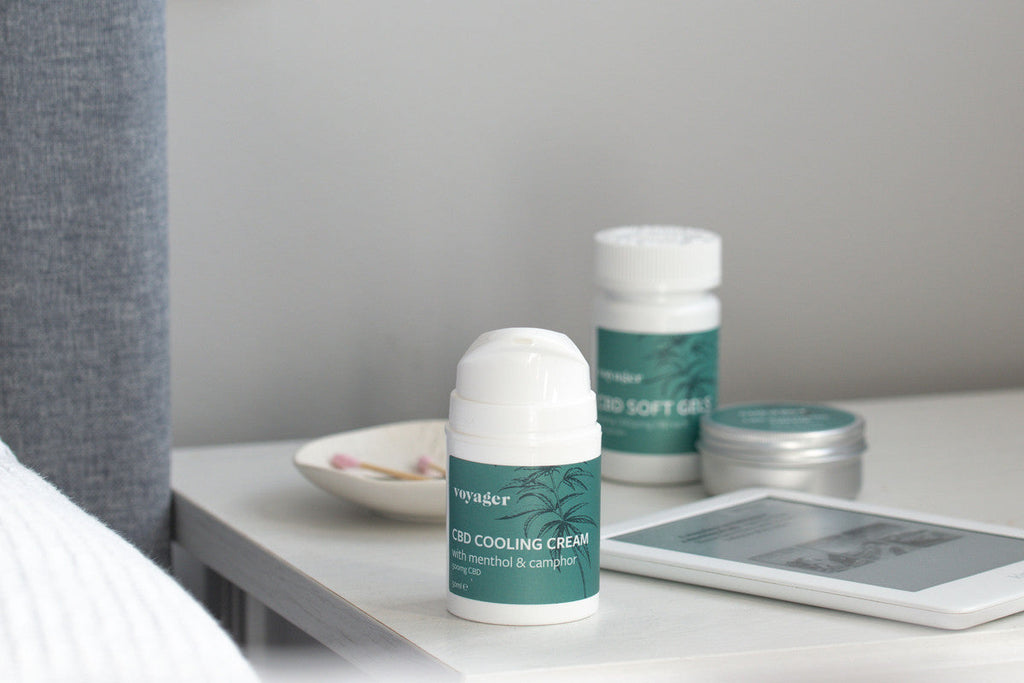 CBD Cooling Cream 500mg THC Free 50ml Soothing Muscle & Joint Relief