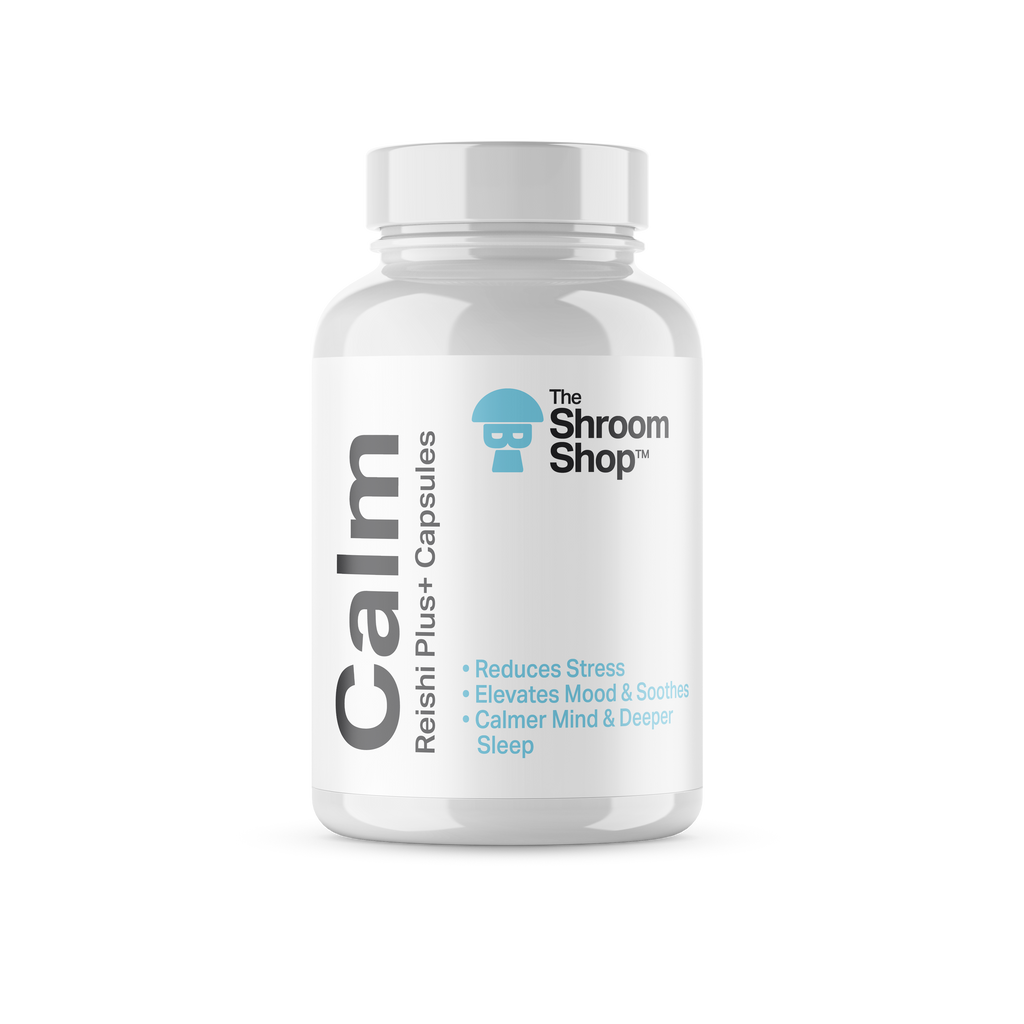 The Shroom Shop Premium Mushroom Capsules with Superfood Extracts for Wellness