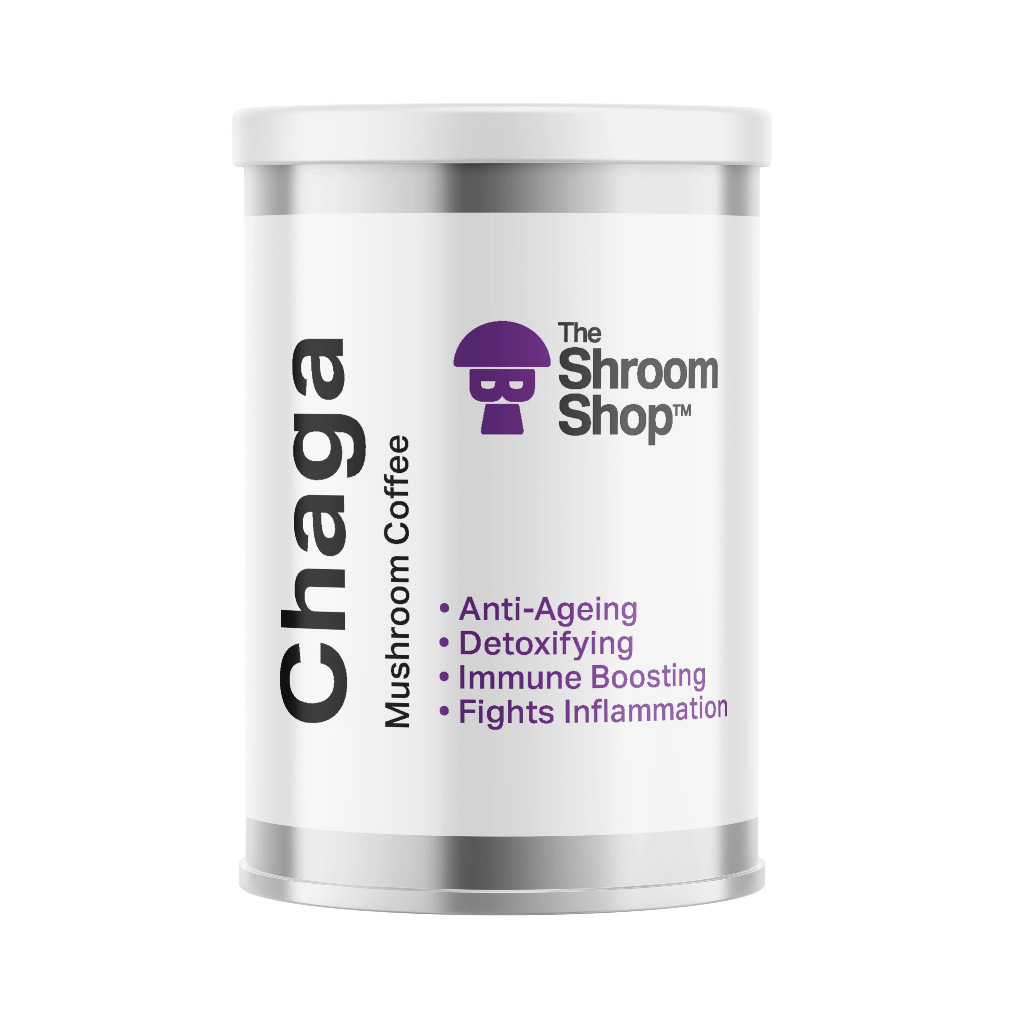 The Shroom Shop Mushroom Coffee with Pure Mushroom Extracts for Brain and Immune Support