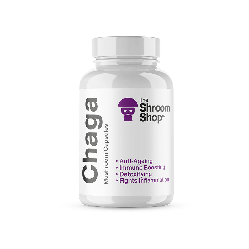 The Shroom Shop Premium Mushroom Capsules with Superfood Extracts for Wellness