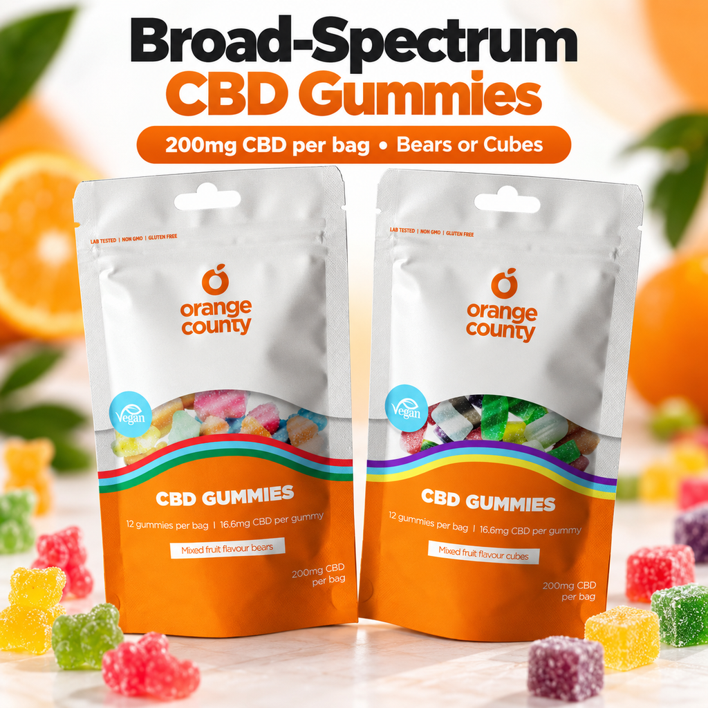 CBD Gummies by Orange County 200mg Grab Bag THC Free
