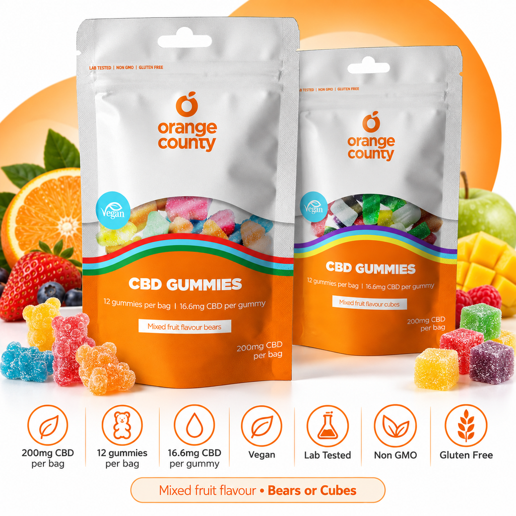 CBD Gummies by Orange County 200mg Grab Bag THC Free