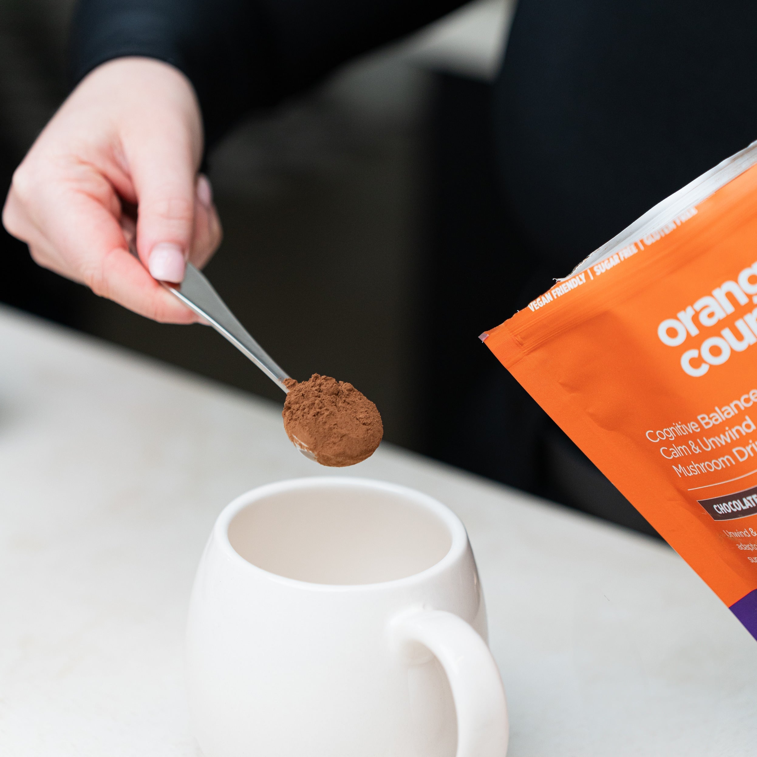 Orange County BRAIN FOOD. Calm & Unwind Adaptogen Mushroom Drink