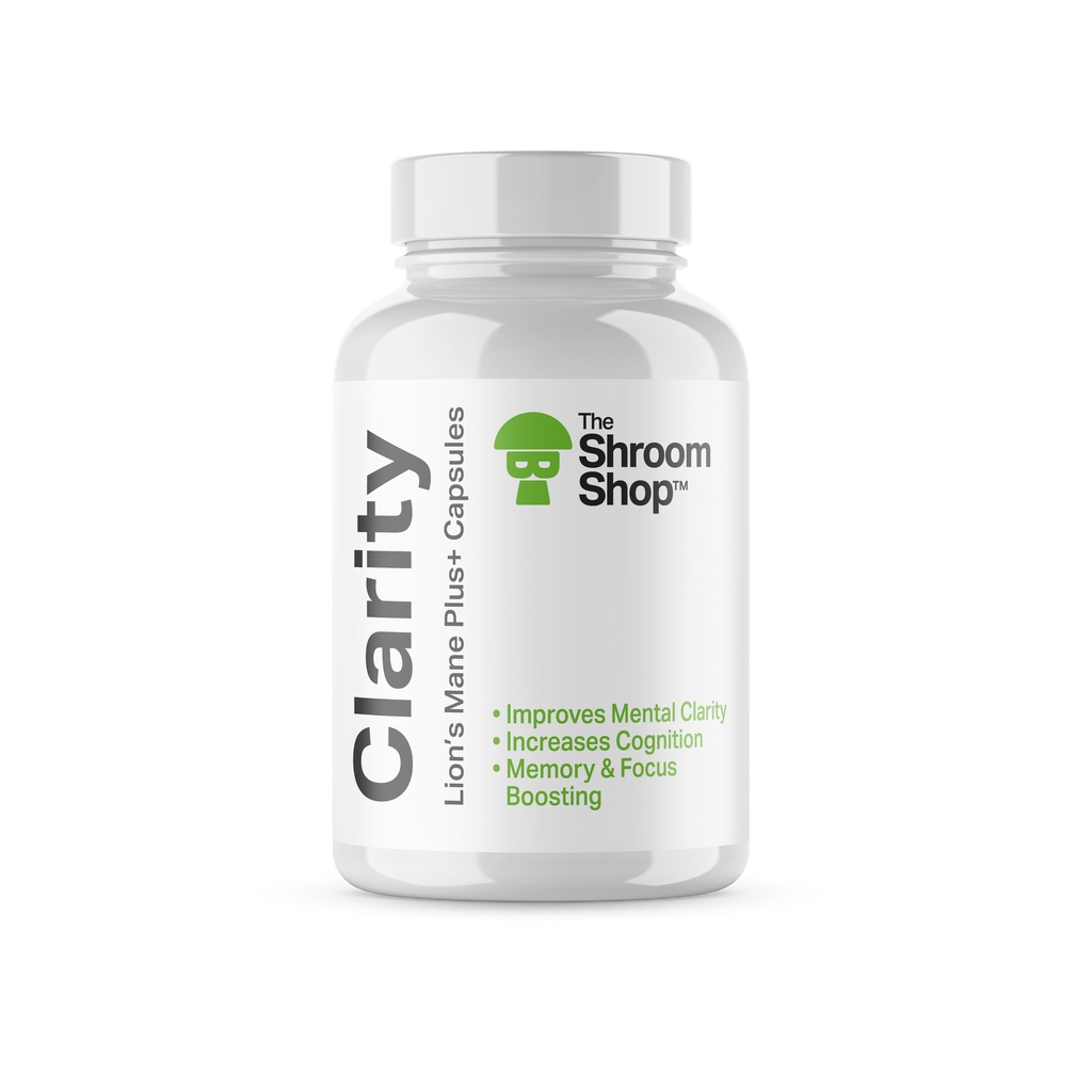 The Shroom Shop Premium Mushroom Capsules with Superfood Extracts for Wellness