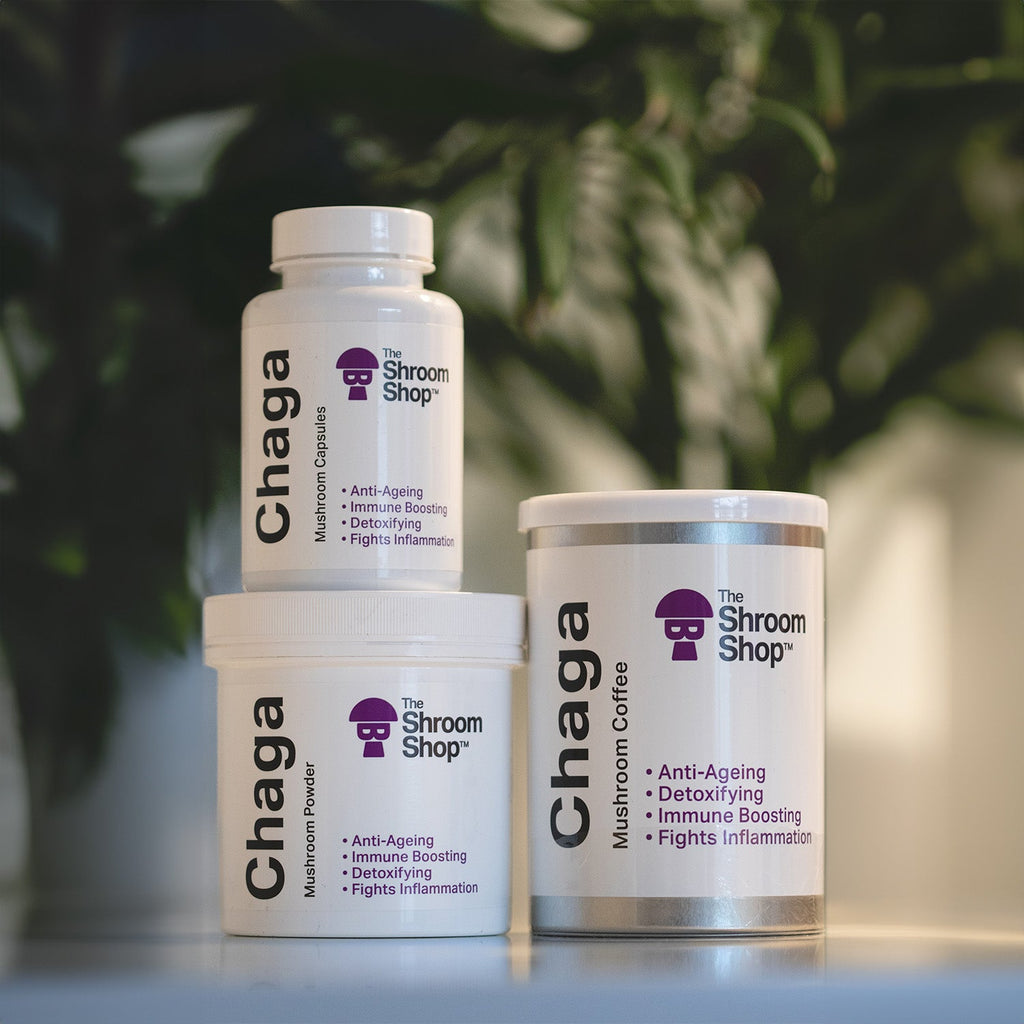 The Shroom Shop Mushroom Coffee with Pure Mushroom Extracts for Brain and Immune Support