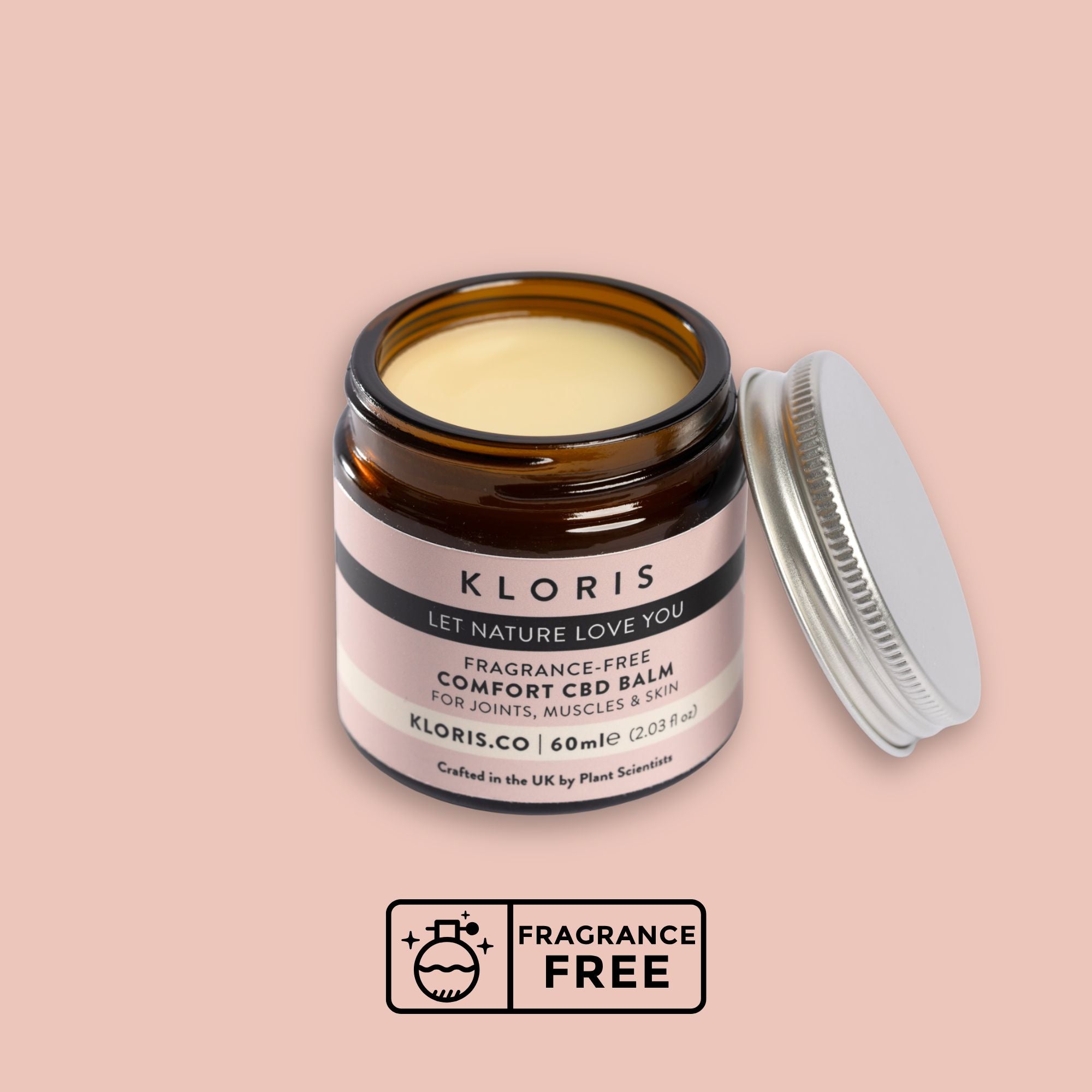 Kloris CBD Fragrance-Free CBD Balm 800mg 60ml