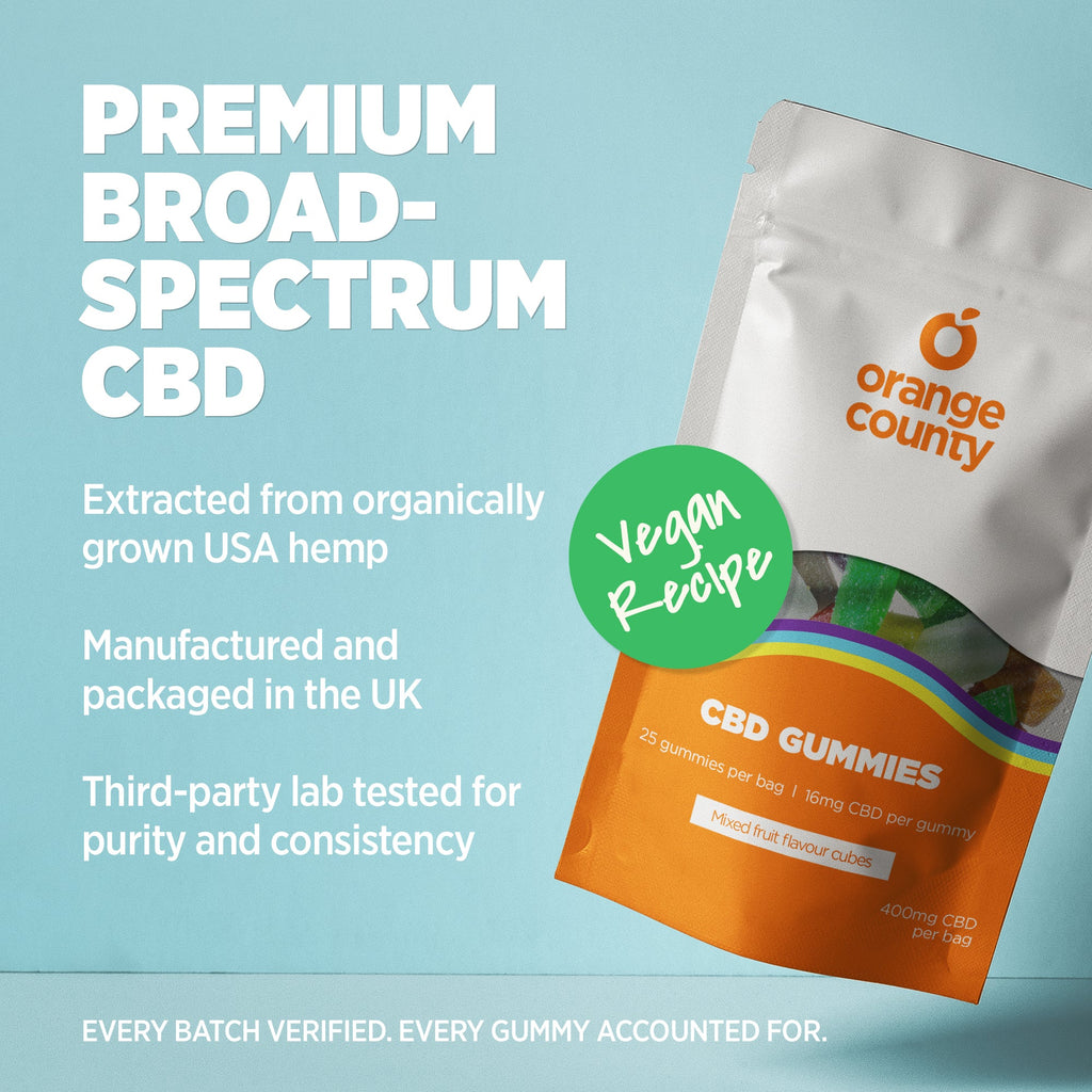 CBD Gummies by Orange County CBD THC Free 400mg-4800mg High Strength