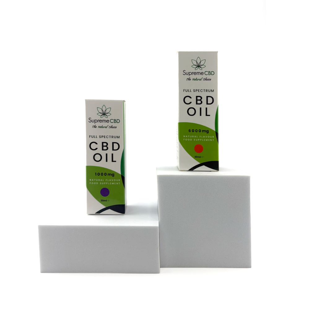 SupremeCBD Day 1000mg and Night 6000mg CBD Oil Bundle