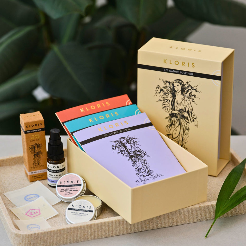 The KLORIS CBD Discovery Set Includes Patches, Balms and Sleep Mist