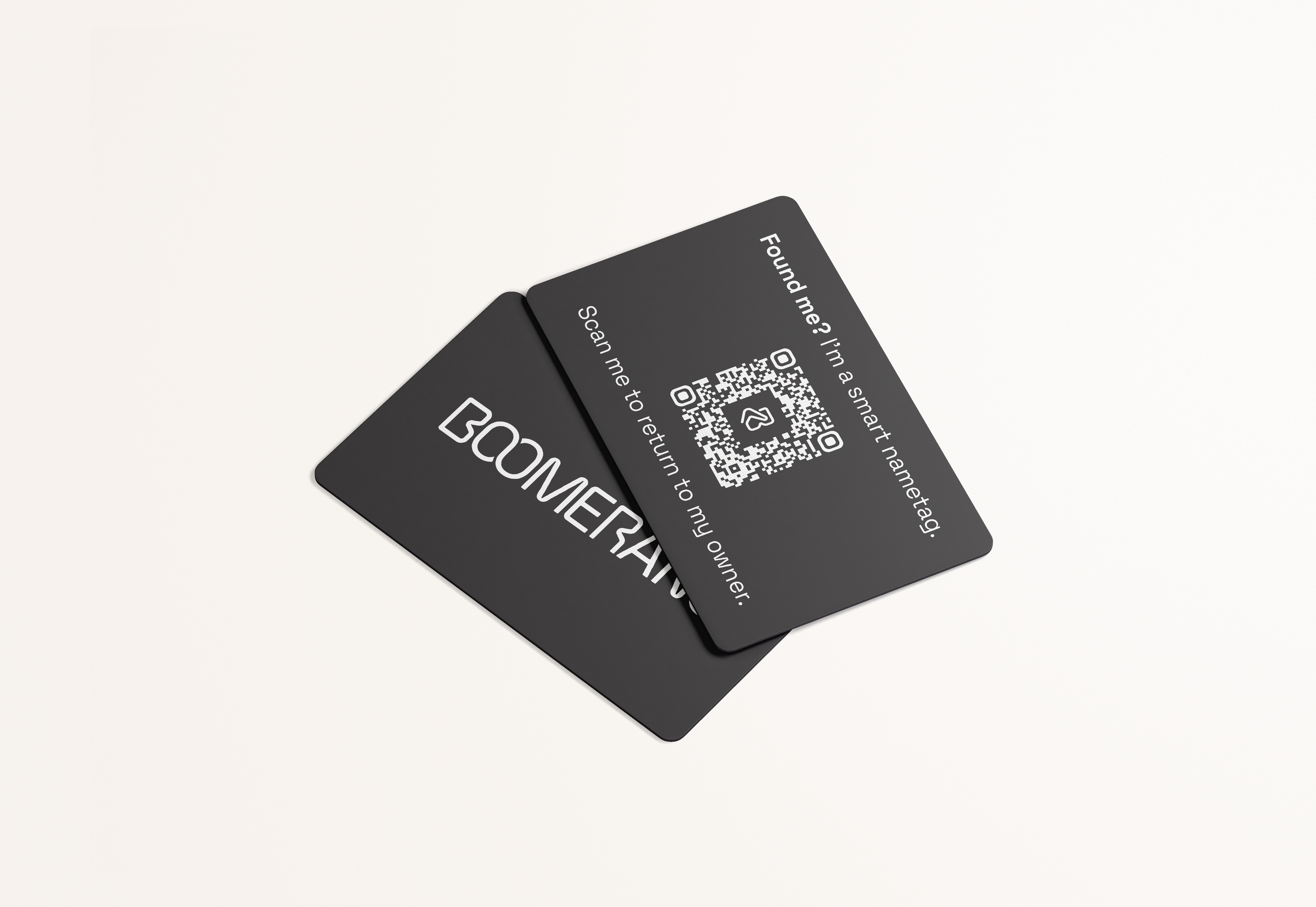 Boomerang Wallet Card 4 Tags - Credit Card Size with Free Plan