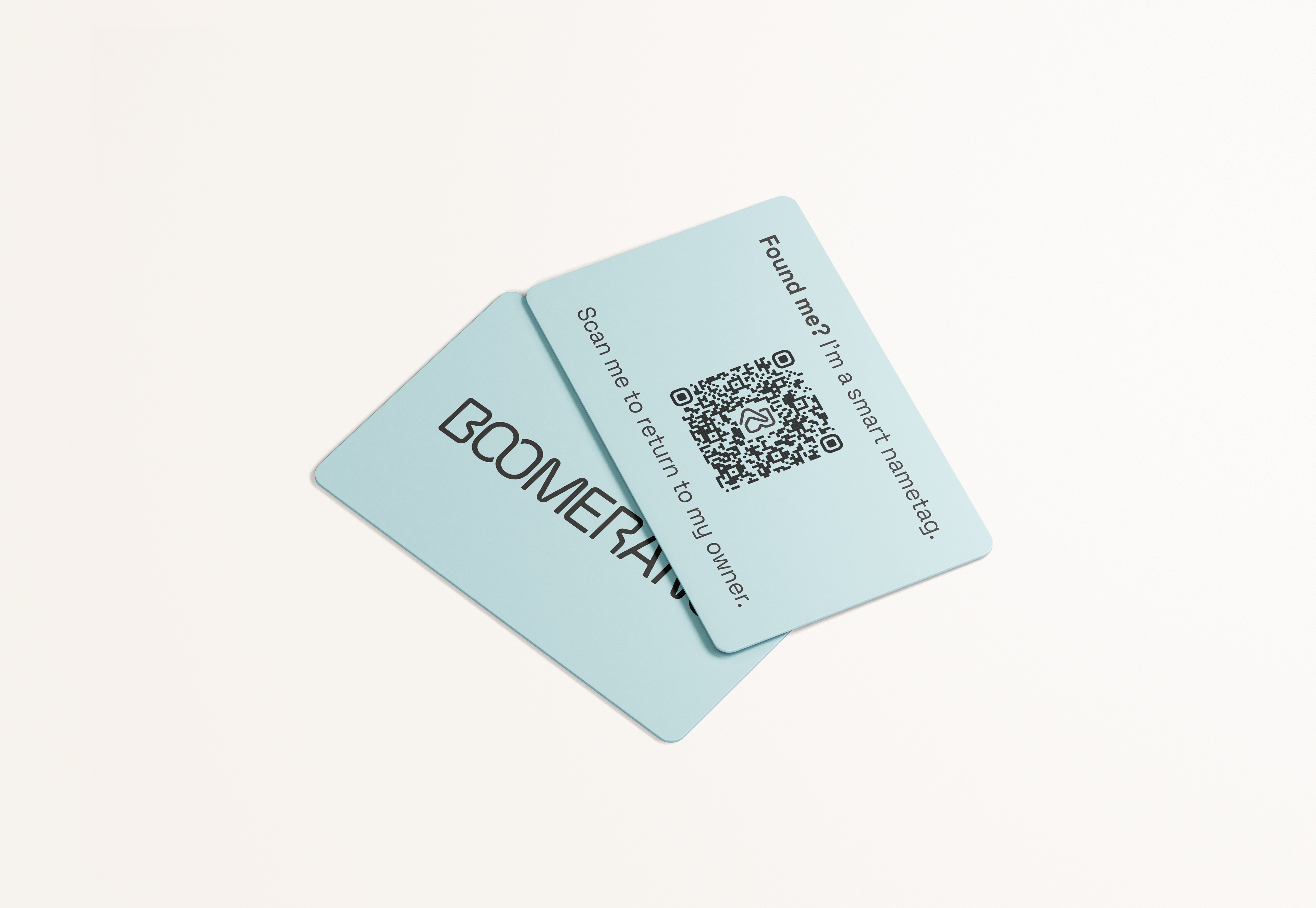 Boomerang Wallet Card 4 Tags - Credit Card Size with Free Plan