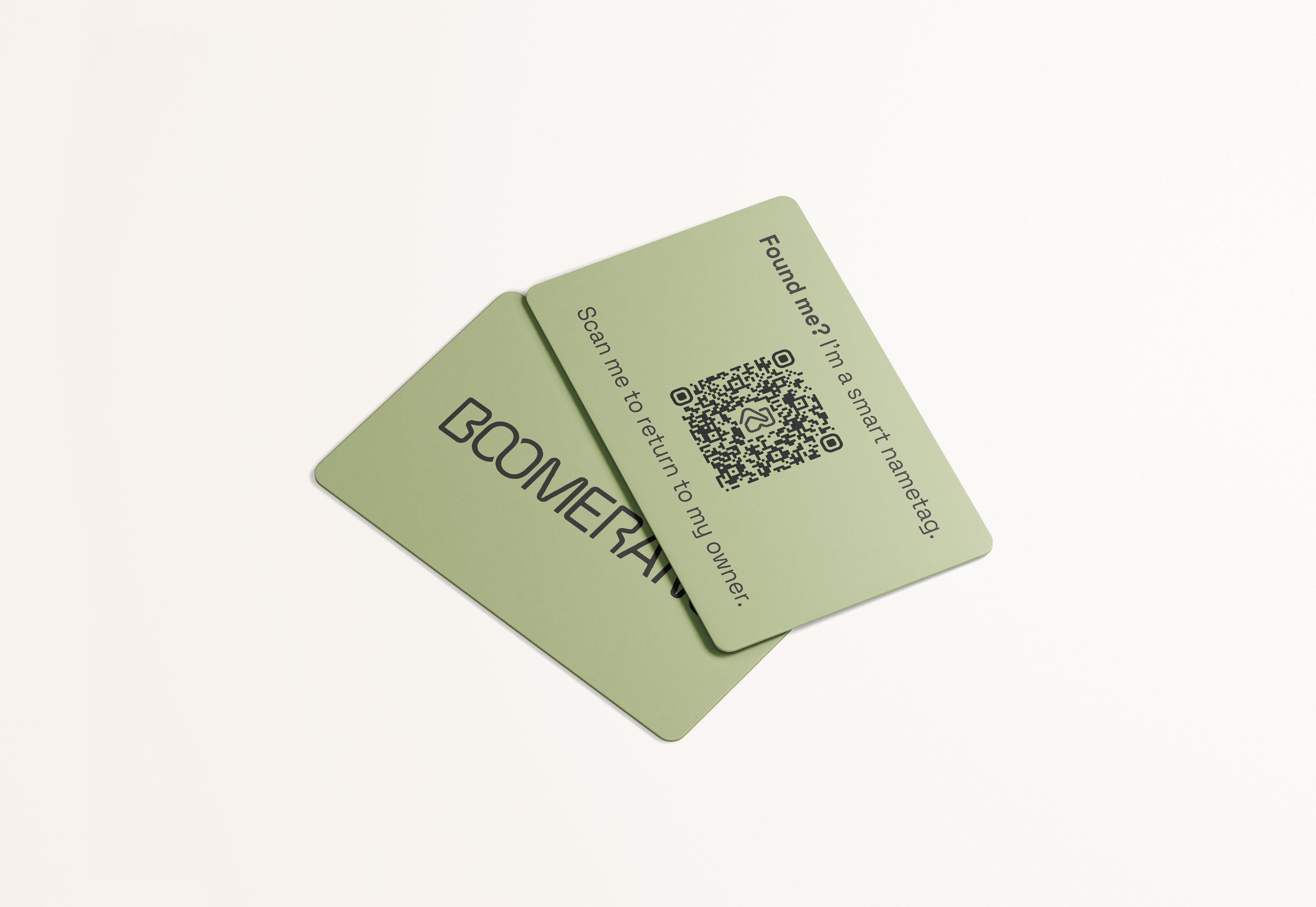 Boomerang Wallet Card 4 Tags - Credit Card Size with Free Plan