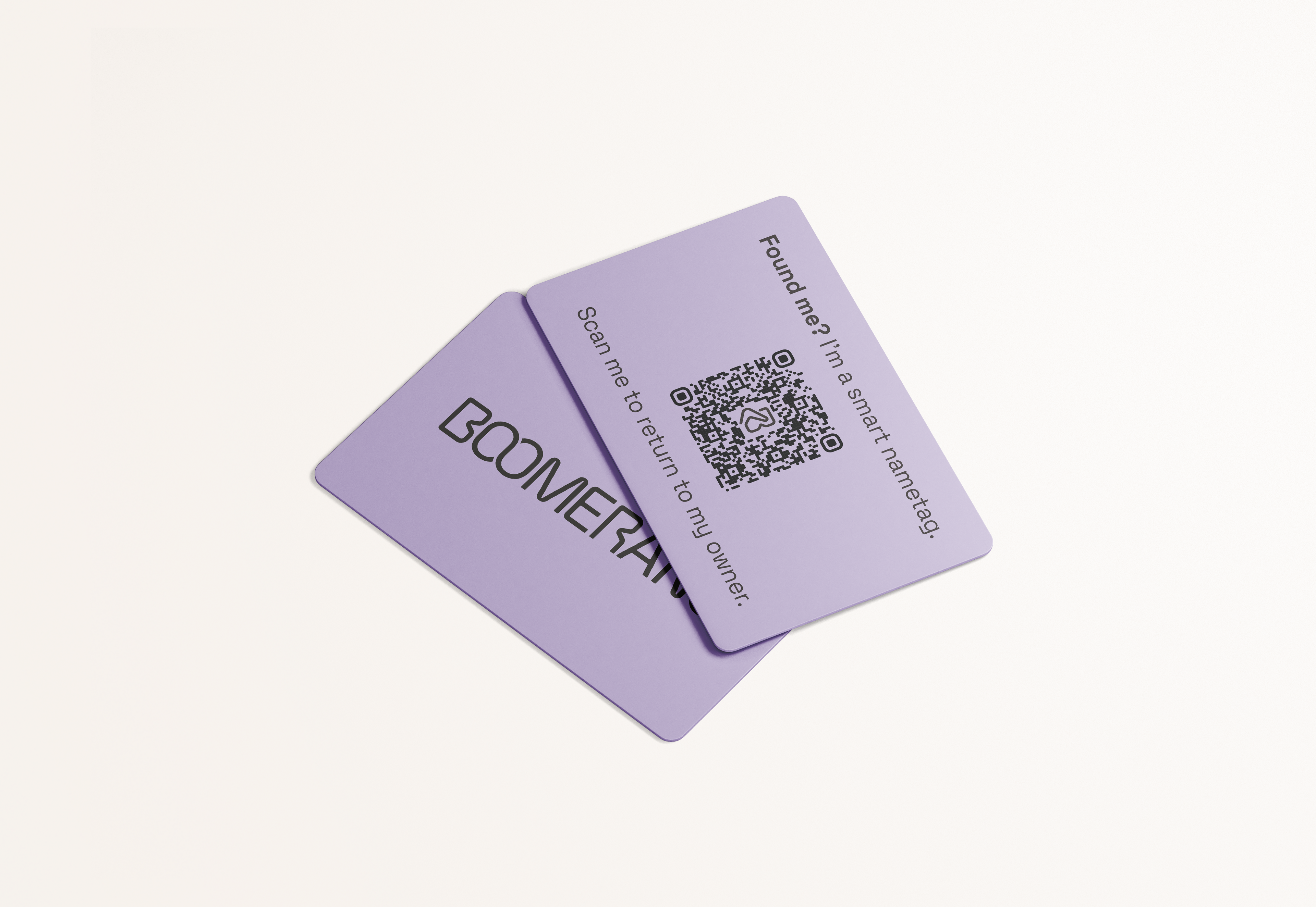 Boomerang Wallet Card 4 Tags - Credit Card Size with Free Plan