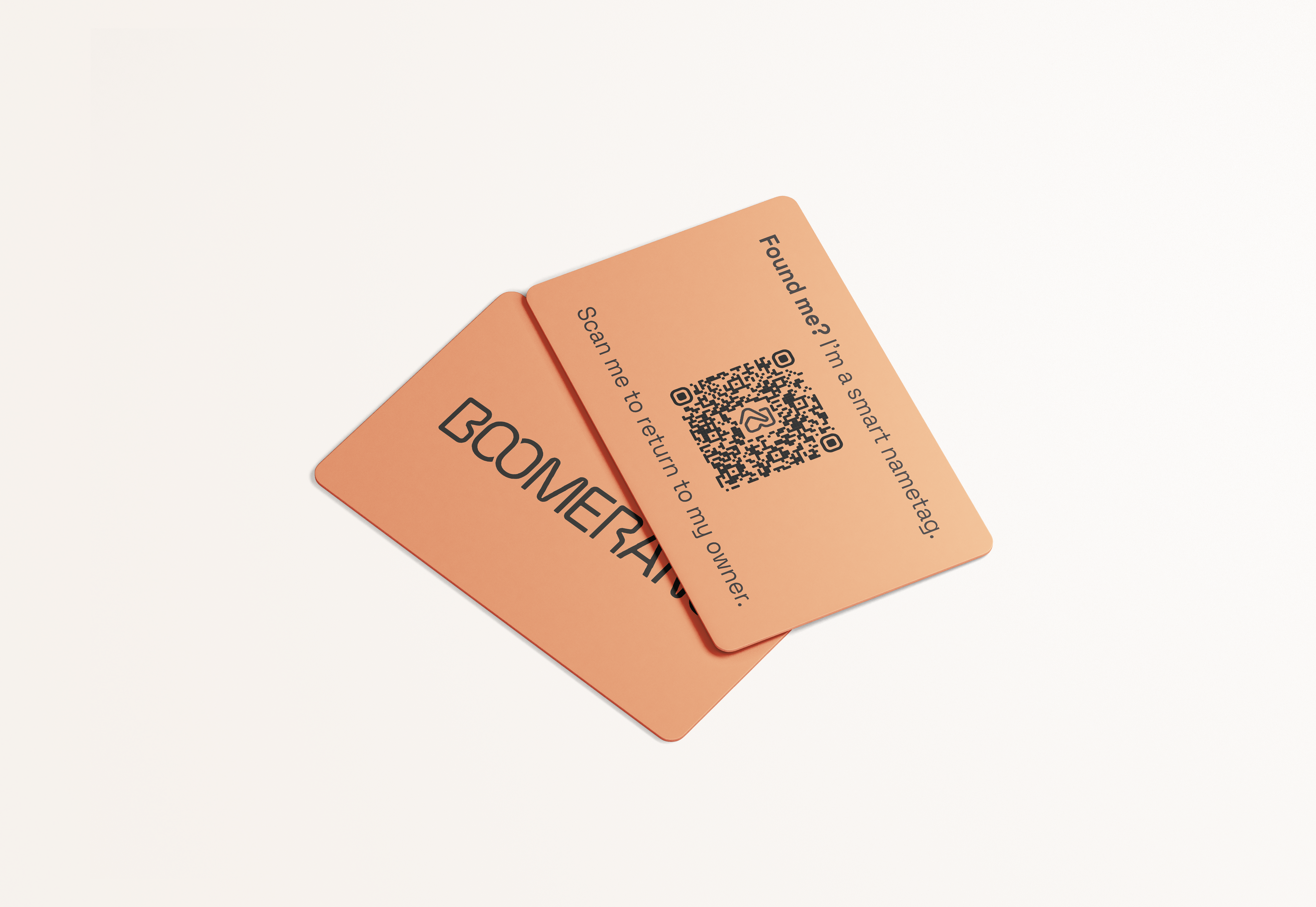 Boomerang Wallet Card 4 Tags - Credit Card Size with Free Plan