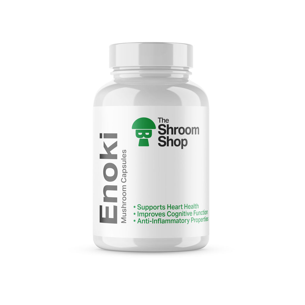 The Shroom Shop Premium Mushroom Capsules with Superfood Extracts for Wellness