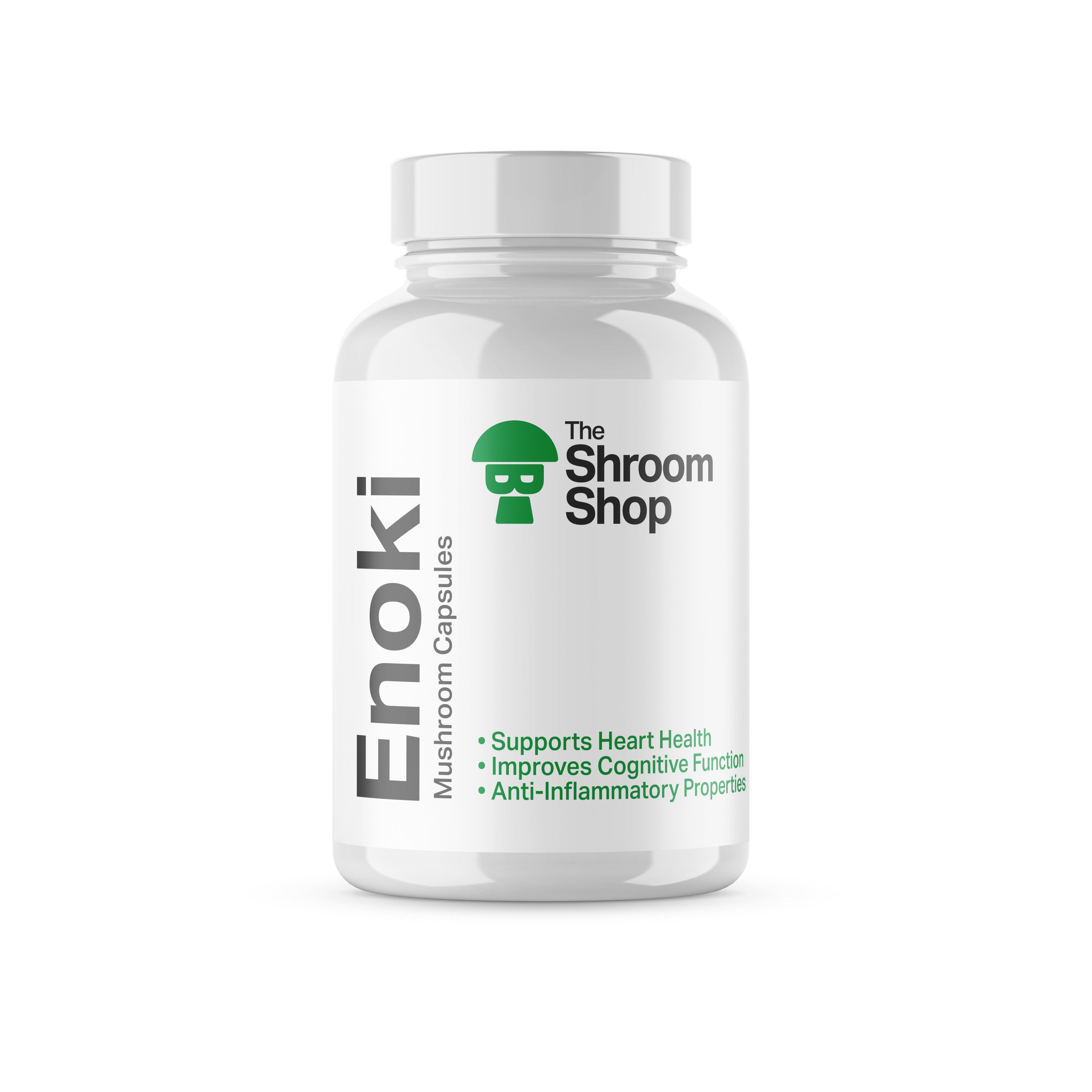 The Shroom Shop Premium Mushroom Capsules with Superfood Extracts for Wellness