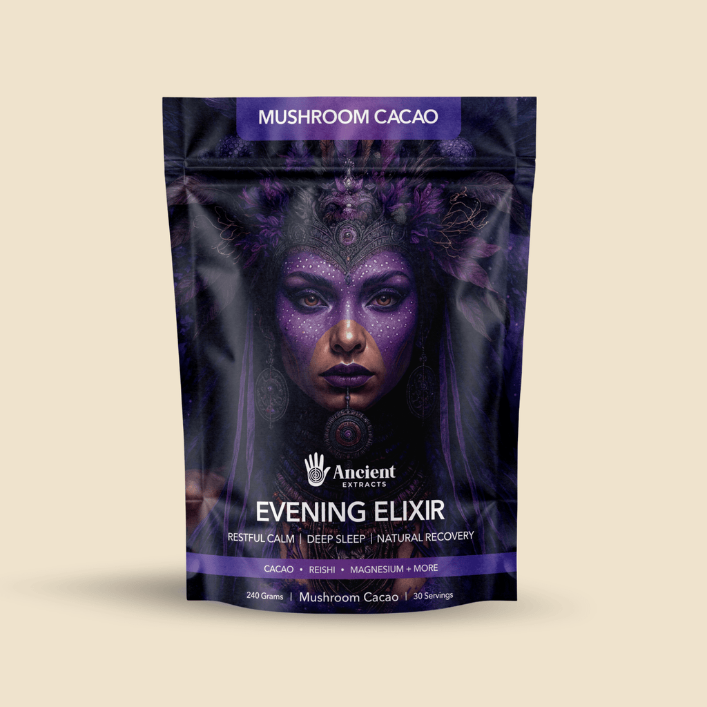 Ancient Extracts Evening Elixir Mushroom Cacao Drink Mix