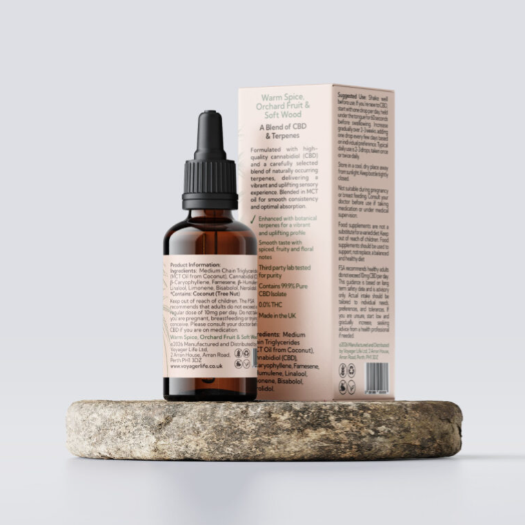 CBD Oil 6000mg 30ml High Strength 0% THC Terpene Blend MCT Oil Vegan