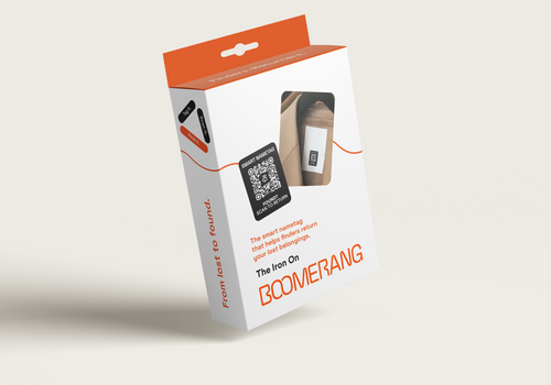 Boomerang Iron-On Tags 24 Pack - Quick 30s Fabric ID