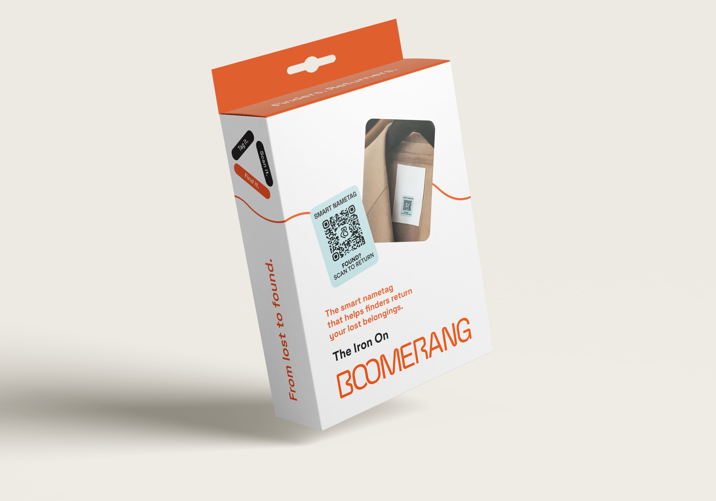 Boomerang Iron-On Tags 24 Pack - Quick 30s Fabric ID