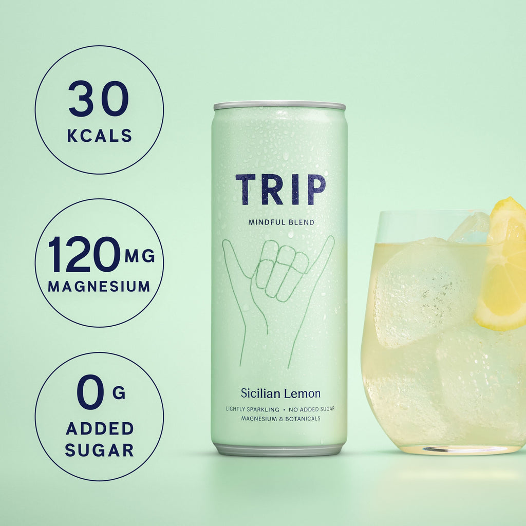 Trip Sicilian Lemon Magnesium Sparkling Drink