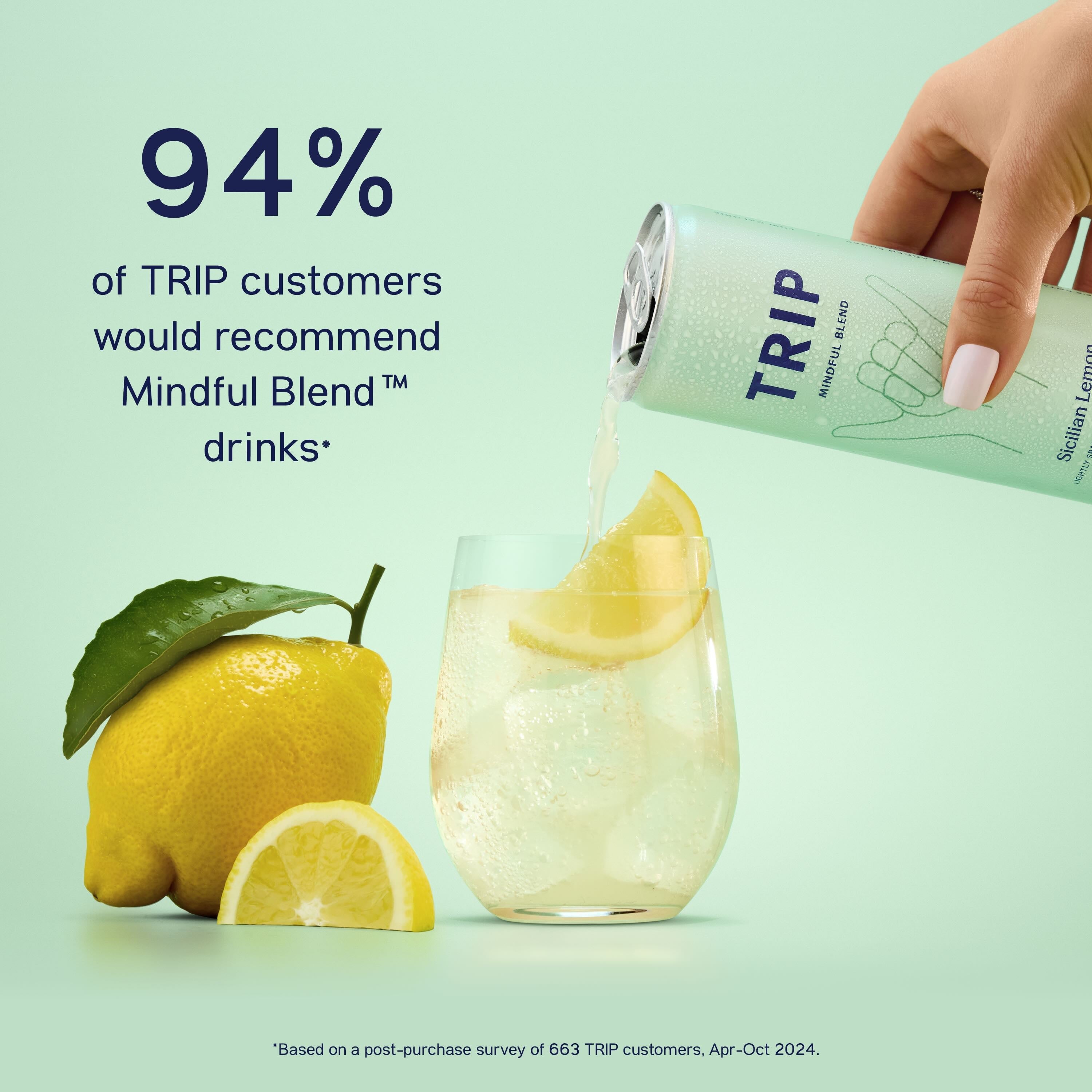 Trip Sicilian Lemon Magnesium Sparkling Drink